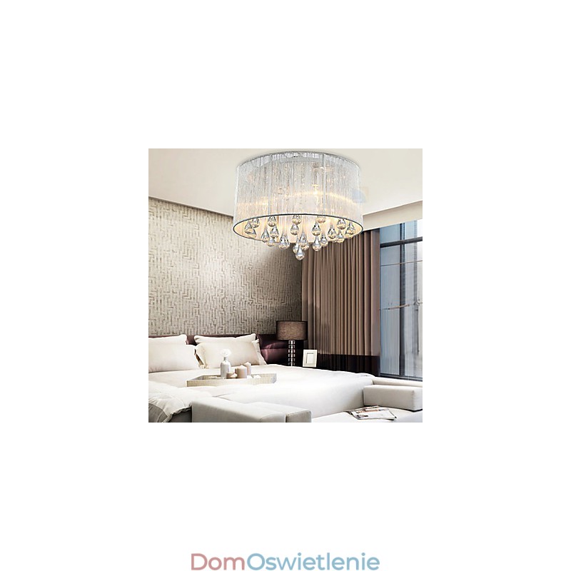 Lampa sufitowa nowoczesna kryształowa 4 światła
