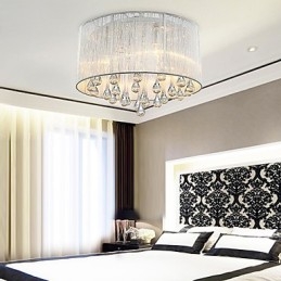 Lampa sufitowa nowoczesna kryształowa 4 światła