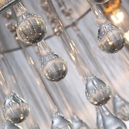 Lampa sufitowa nowoczesna kryształowa 4 światła