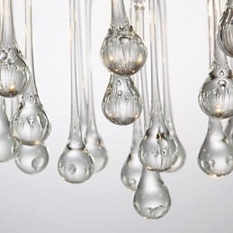 Lampa sufitowa nowoczesna kryształowa 4 światła
