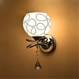 Hotelowa lampka nocna do sypialni Nowoczesna szklana lampa ścienna Mnimalist