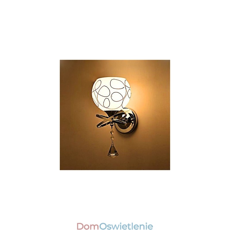 Hotelowa lampka nocna do sypialni Nowoczesna szklana lampa ścienna Mnimalist