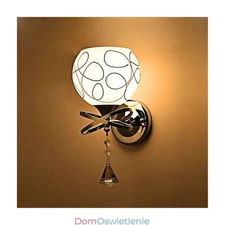 Hotelowa lampka nocna do sypialni Nowoczesna szklana lampa ścienna Mnimalist