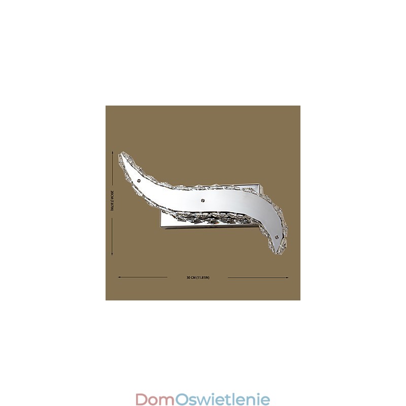Zintegrowana nowoczesna współczesna funkcja malowania dla kryształowych kinkietów ściennych Ambient Light Wall Light