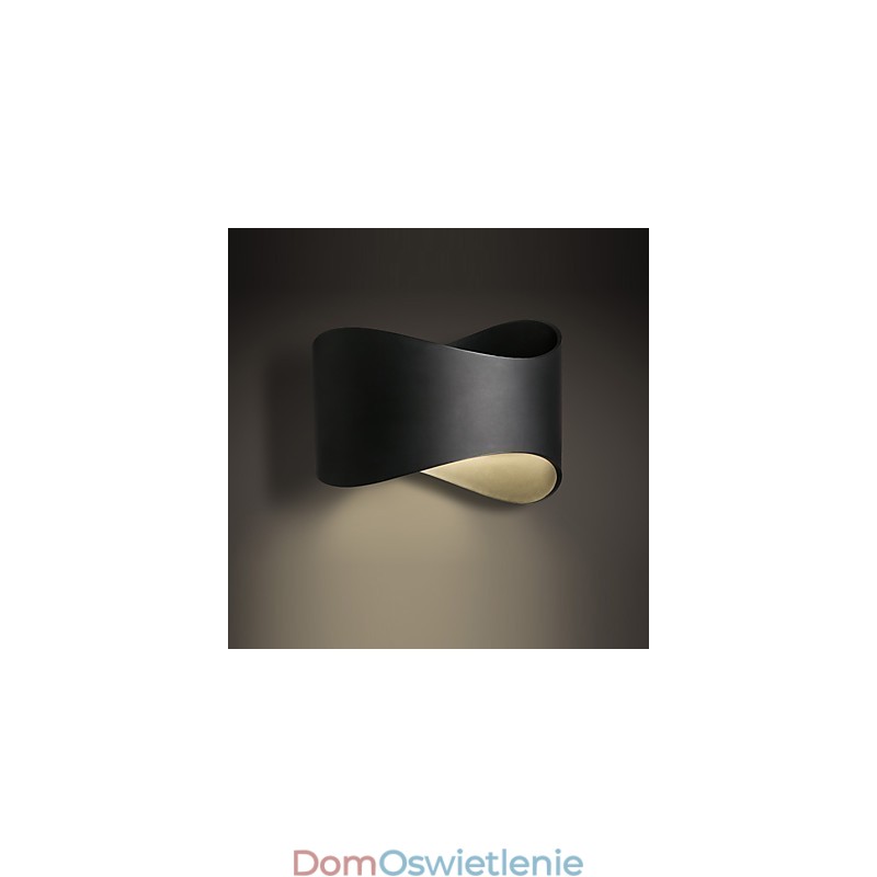 Nowoczesne, współczesne wykończenie z czarnego tlenku dla kinkietów ściennych w stylu mini Ambient Light