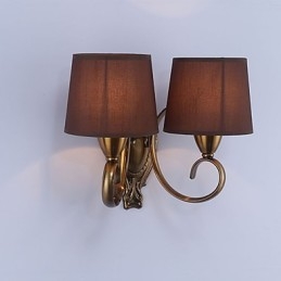 Tradycyjna klasyczna galwanizowana cecha do ochrony oczu Kinkiety ścienne Downlight Kinkiet