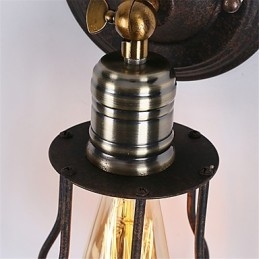 Retro Industrial Style Country Metalowe kinkiety do restauracji i kawiarni Mini kinkiety