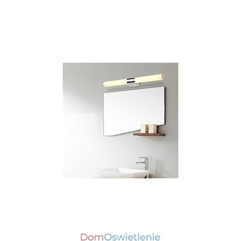 Wysokiej jakości lampa lustrzana do łazienki 85 265V ze stali nierdzewnej i akrylu, oświetlenie ścienne do makijażu
