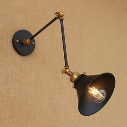 Kinkiet Mosiężny Vintage Industrial Kinkiet Światło Oświetlenie domowe Dekoracja wnętrz Kinkiet