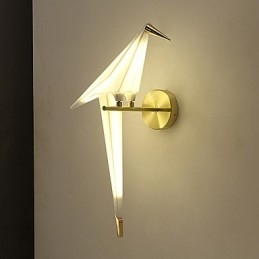 Nowoczesna, współczesna nowość, vintage, galwanizowana cecha dla miniaturowych kinkietów ściennych z oświetleniem otoczenia