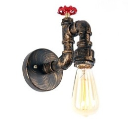 Nowoczesny współczesny rustykalny domek wiejski retro malowanie cecha dla miniaturowego stylu downlight kinkiety ścienne kinkiety ścienne