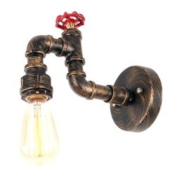 Nowoczesny współczesny rustykalny domek wiejski retro malowanie cecha dla miniaturowego stylu downlight kinkiety ścienne kinkiety ścienne