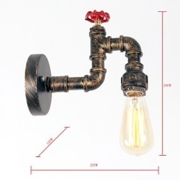 Nowoczesny współczesny rustykalny domek wiejski retro malowanie cecha dla miniaturowego stylu downlight kinkiety ścienne kinkiety ścienne