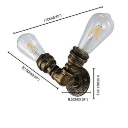 Kinkiet Kinkiety Ścienne Żelazo Ścienne Lampy Głupi Czarny Miecz Świetlny Lampa Na Ścianie