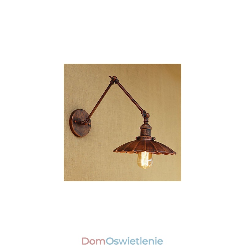 Rustykalny domek wiejski retro malowanie cecha dla miniaturowego stylu huśtawki z ramieniem obrotowym oświetlenie otoczenia huśtawka
