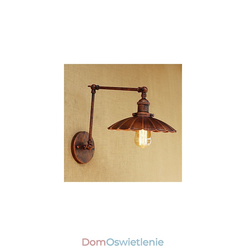 Rustykalny domek wiejski retro malowanie cecha dla miniaturowego stylu huśtawki z ramieniem obrotowym oświetlenie otoczenia huśtawka