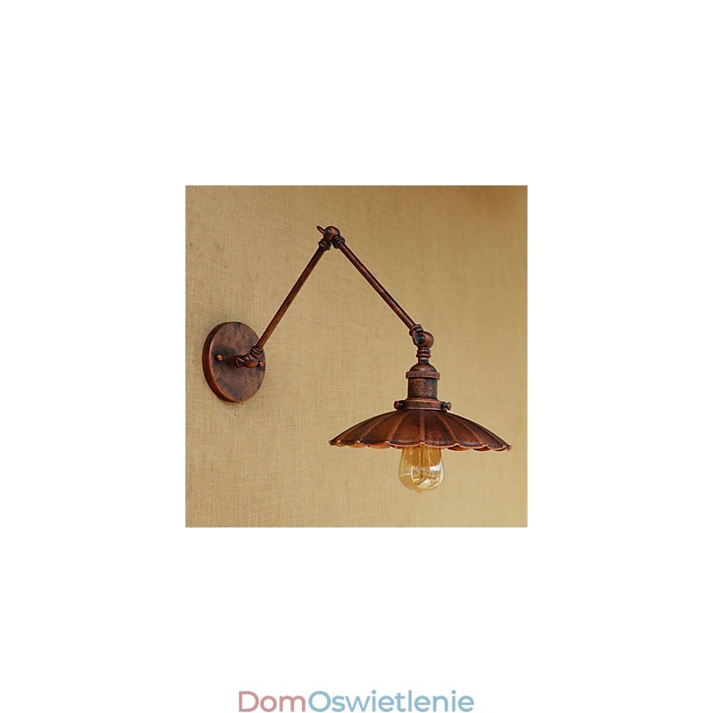 Rustykalny domek wiejski retro malowanie cecha dla miniaturowego stylu huśtawki z ramieniem obrotowym oświetlenie otoczenia huśtawka