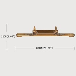 Lampa lustrzana Nowoczesna współczesna tradycyjna klasyczna rustykalna chata zabytkowa antyczny mosiądz Cecha dla