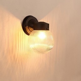Nowoczesne, współczesne wykończenie z czarnego tlenku dla kinkietów ściennych w stylu mini Ambient Light