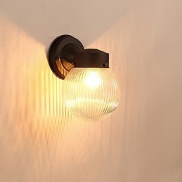 Nowoczesne, współczesne wykończenie z czarnego tlenku dla kinkietów ściennych w stylu mini Ambient Light