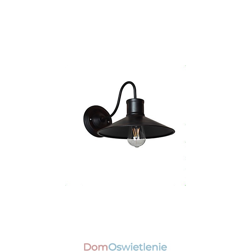 Kinkiet Kinkiety ścienne Żelazo ścienne Lampa ścienna Głupia czarna lampa miecza świetlnego na ścianie