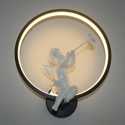 Nordic Modern Minimalist Kinkiet Sypialnia Dekoracyjne Światła Produkty Aluminiowe Lampy Anioły Korytarze Kinkiety