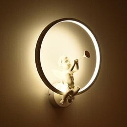 Nordic Modern Minimalist Kinkiet Sypialnia Dekoracyjne Światła Produkty Aluminiowe Lampy Anioły Korytarze Kinkiety