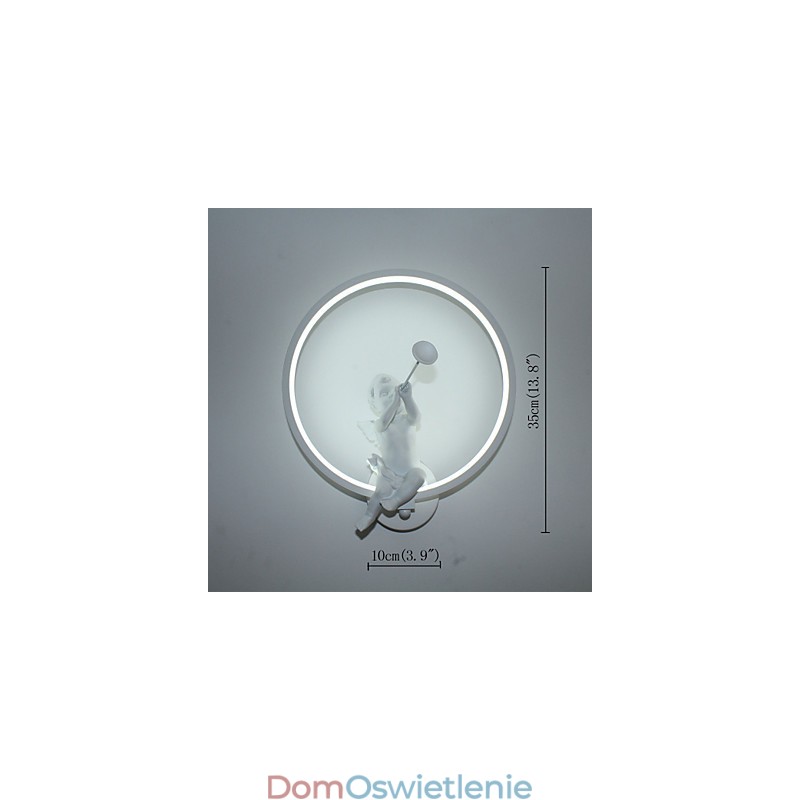 Nordic Modern Minimalist Kinkiet Sypialnia Dekoracyjne Światła Produkty Aluminiowe Lampy Anioły Korytarze Kinkiety