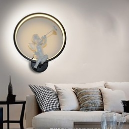 Nordic Modern Minimalist Kinkiet Sypialnia Dekoracyjne Światła Produkty Aluminiowe Lampy Anioły Korytarze Kinkiety