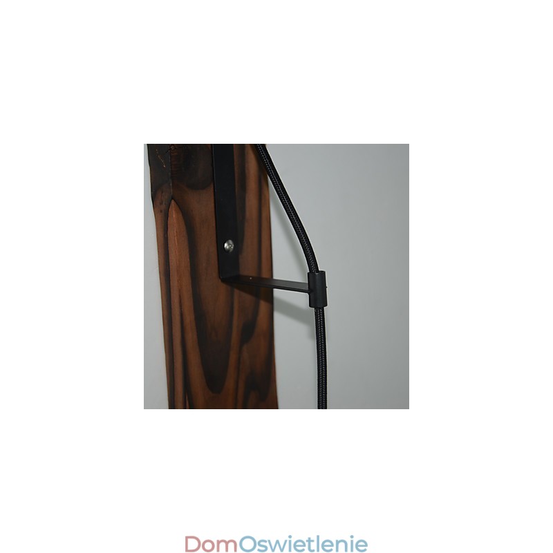 Amerykańska lampa ścienna w stylu rustykalnym, retro, kreatywna, drewniana lampa ścienna z kołem pasowym