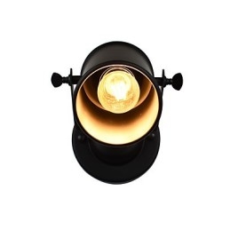 Malowana stalowa lampa ścienna Dumb Black American Coffee Decoration Retro lampa ścienna Lightsaber Lamp na ścianie