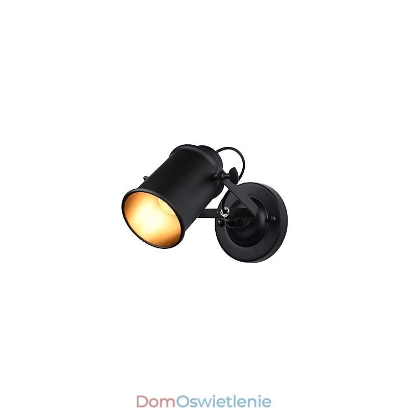 Malowana stalowa lampa ścienna Dumb Black American Coffee Decoration Retro lampa ścienna Lightsaber Lamp na ścianie
