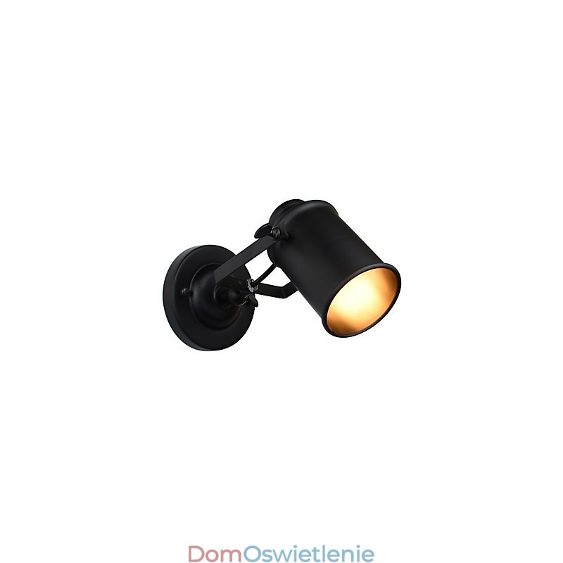 Malowana stalowa lampa ścienna Dumb Black American Coffee Decoration Retro lampa ścienna Lightsaber Lamp na ścianie