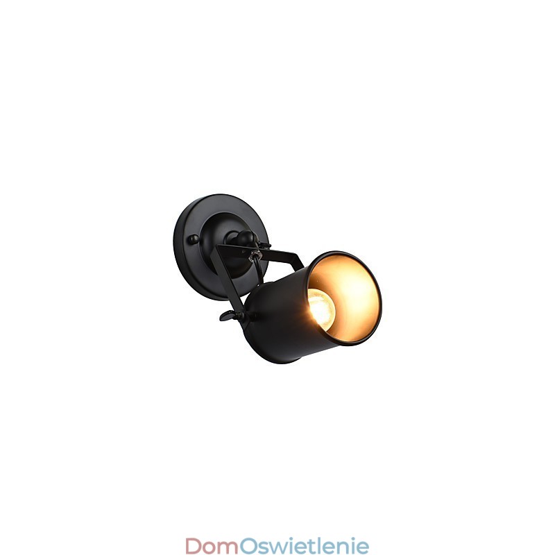 Malowana stalowa lampa ścienna Dumb Black American Coffee Decoration Retro lampa ścienna Lightsaber Lamp na ścianie