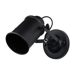 Malowana stalowa lampa ścienna Dumb Black American Coffee Decoration Retro lampa ścienna Lightsaber Lamp na ścianie
