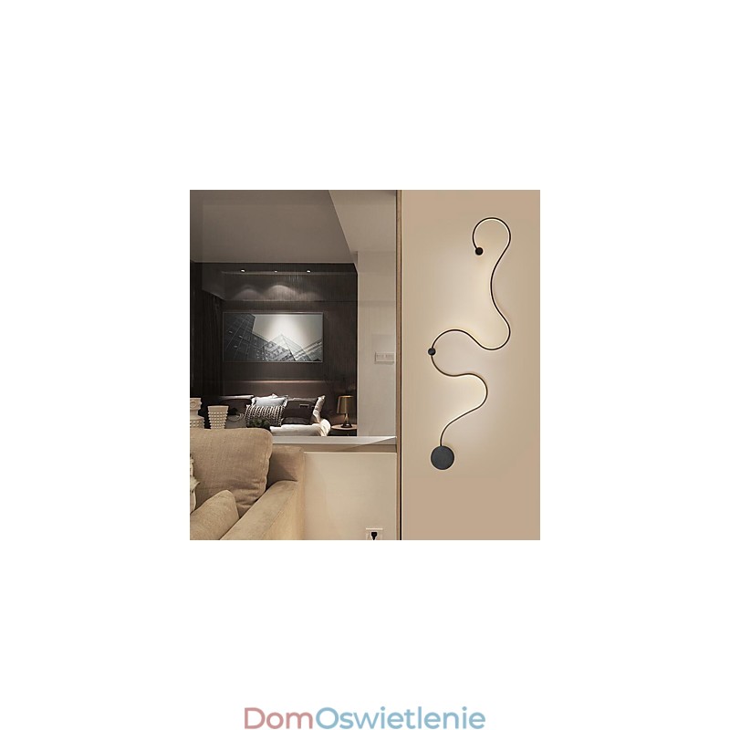 Kinkiety ścienne Nowoczesne współczesne malowanie Cecha Aluminiowa lampa ścienna do sypialni Schody Lampa do salonu