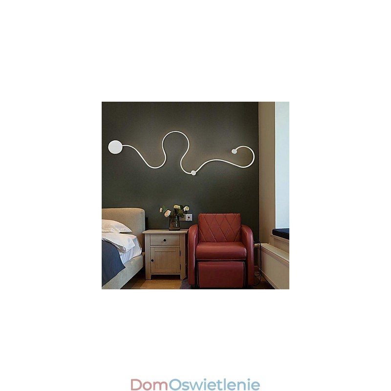 Kinkiety ścienne Nowoczesne współczesne malowanie Cecha Aluminiowa lampa ścienna do sypialni Schody Lampa do salonu