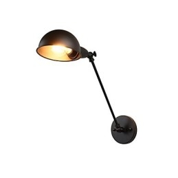 Malowana stalowa lampa ścienna Dumb Black American Coffee Decoration Retro lampa ścienna Lightsaber Lamp na ścianie
