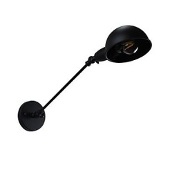 Malowana stalowa lampa ścienna Dumb Black American Coffee Decoration Retro lampa ścienna Lightsaber Lamp na ścianie