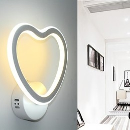 Nowoczesna minimalistyczna lampa ścienna do salonu, ściana tła, sypialnia, lampki nocne, korytarz, kreatywna lampa ścienna, modna lampa aluminiowa