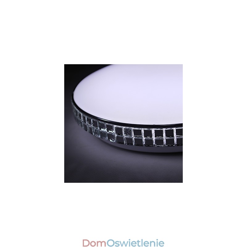 Nowoczesna lampa sufitowa, montaż na płasko, akryl, metal, malowanie, 90, 265 V, światło