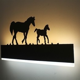 Nowa akrylowa lampa ścienna Kreatywna osobowość Dekoracyjne oświetlenie Nowoczesna minimalistyczna lampa do sypialni Lampka nocna