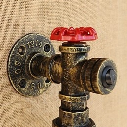Wiejski retro antyczny brąz Cecha dla miniaturowego stylu Ochrona oczu Światło otoczenia