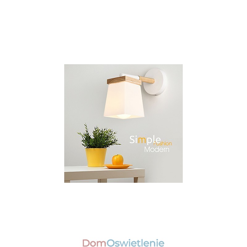 Squere Glassshade Kinkiet Do Sypialni Nowoczesne Cechy Ambient Light Kinkiety Ścienne Lampa Ścienna