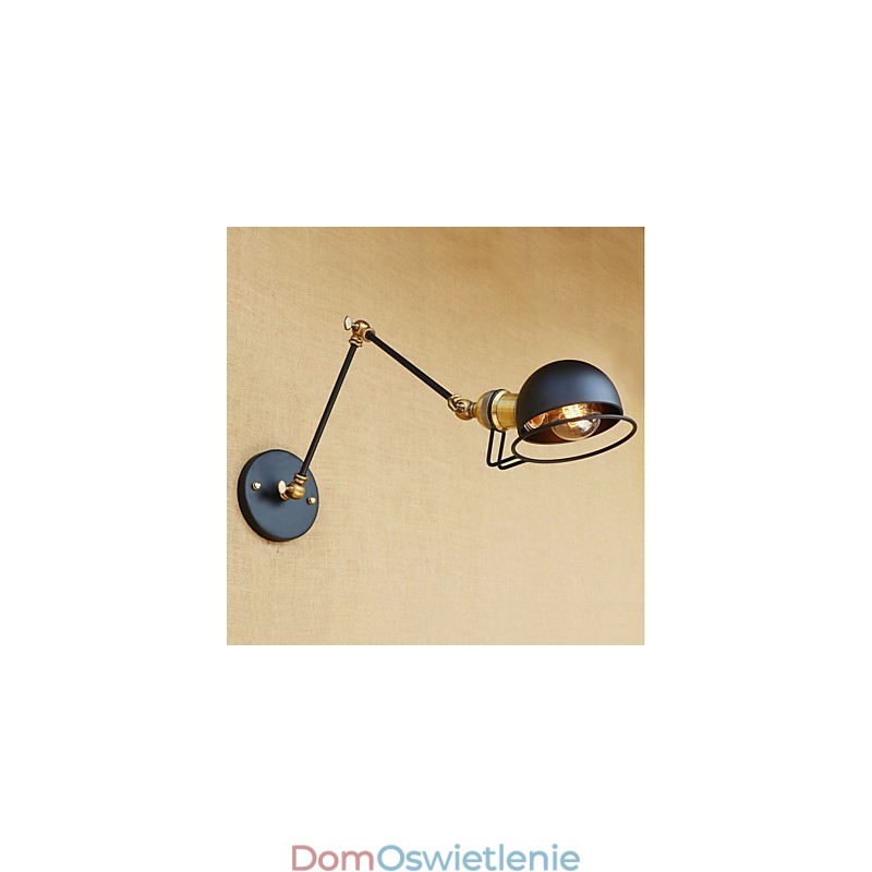 Funkcja malowania w stylu vintage country dla miniaturowego stylu, ochrona oczu, światło otoczenia, oświetlenie z ramieniem obrotowym, ściana