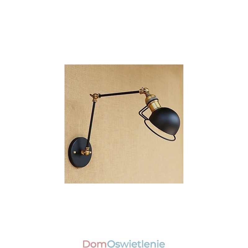 Funkcja malowania w stylu vintage country dla miniaturowego stylu, ochrona oczu, światło otoczenia, oświetlenie z ramieniem obrotowym, ściana