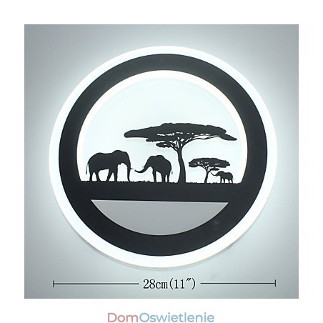 Akrylowa okrągła lampka nocna do sypialni Oryginalność Nowoczesna lampa korytarzowa Lampa wejściowa