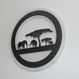 Akrylowa okrągła lampka nocna do sypialni Oryginalność Nowoczesna lampa korytarzowa Lampa wejściowa