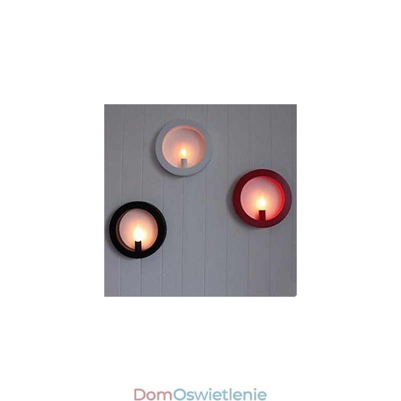 Nowa żelazna lampa ścienna artystyczna hurtowo okrągły salon tło lampy ściennej