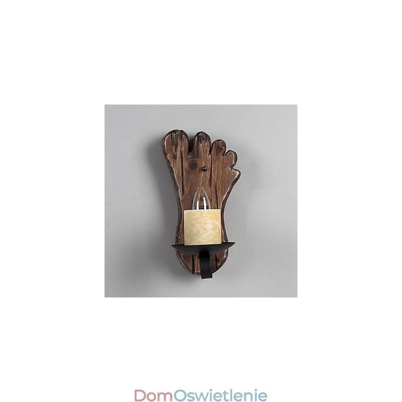 Pojedyncza głowica przemysłowa Vintage Retro drewniana metalowa malowana lampa ścienna do domu hotelowego korytarza dekoracja ścienna